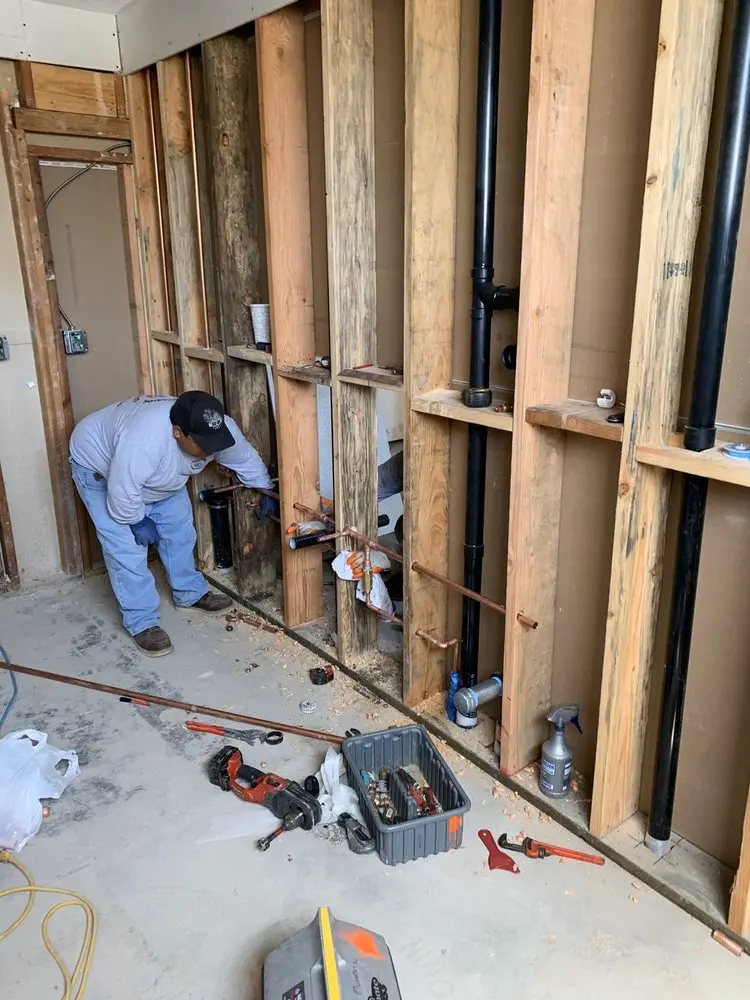 Commercial rough-in plumbing for Water Heater Replacement in Piney Orchard
